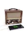 Portable Radio FM AM SW Retro Kitchen Stereo Multiple Power Supply Powerful Functional Audio Bluetooth Radio Support TF Card USB Disk Speaker Playback for Outdoor Indoor
