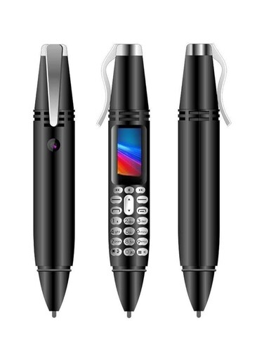AK007 Mini Pen Shaped Cell Phone Mini Bluetooth Dialer for Phone 2G Dual SIM Card GSM Dialer Cell Phone with Camera and Recorder