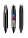 AK007 Mini Pen Shaped Cell Phone Mini Bluetooth Dialer for Phone 2G Dual SIM Card GSM Dialer Cell Phone with Camera and Recorder