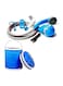 Portable USB Battery Powered Camp Shower Pump with Detachable USB Rechargeable Batteries Portable Outdoor Shower Head for Camping Hiking Traveling Handheld Bidet Toilet Sprayer