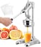 Stainless Steel Manual Juicer Heavy Duty Hand Press Citrus Juicer for Oranges Lemons and Limes  Durable Handheld Juicing Tool with Easy Squeeze Design
