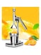 Stainless Steel Manual Juicer Heavy Duty Hand Press Citrus Juicer for Oranges Lemons and Limes  Durable Handheld Juicing Tool with Easy Squeeze Design