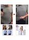 Mens Slimming Body Shaper Vest Shirt Abs Abdomen Slim XL
