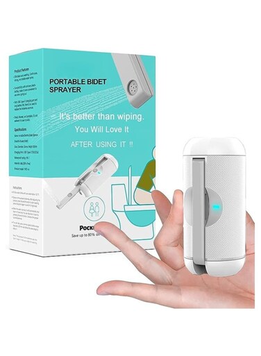 Travel Bidet Bottle Portable Bidet Sprayer Hand held Bidet 500ml for Personal Hygiene Care Extra Long Pointed Nozzle Spray for Women Baby and Elderly