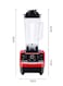 Commercial Blender Mixer Juicer, 2.5L BPA-Free Heavy Duty Food Processor with Timer, Ice Smoothies Crusher for Kitchen, Professional-Grade Power &amp; Versatility