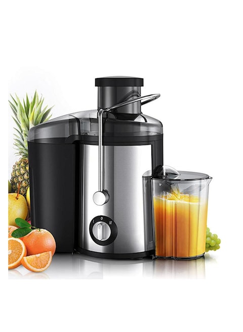Electric Juicer Machine with Wide Chute &ndash; Whole Fruit Juicer Extractor for Juicy Vegetables &amp; Fruits &ndash; Powerful Mixer Blender with Bottle &ndash; Easy to Clean