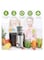 Electric Juicer Machine with Wide Chute &ndash; Whole Fruit Juicer Extractor for Juicy Vegetables &amp; Fruits &ndash; Powerful Mixer Blender with Bottle &ndash; Easy to Clean