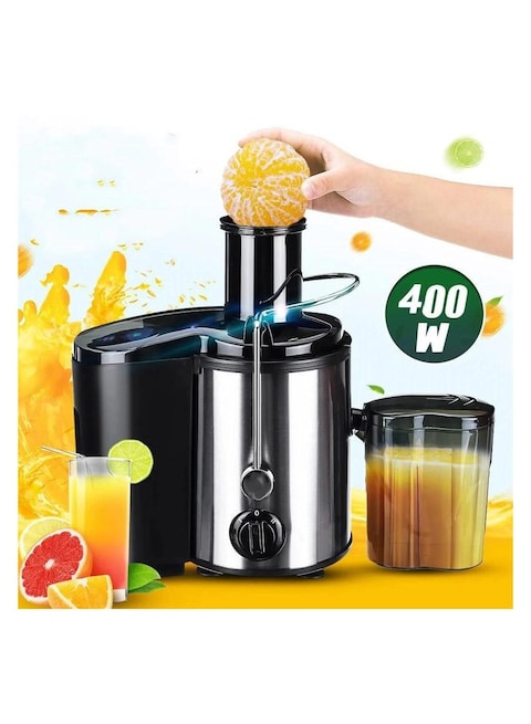 Electric Juicer Machine with Wide Chute &ndash; Whole Fruit Juicer Extractor for Juicy Vegetables &amp; Fruits &ndash; Powerful Mixer Blender with Bottle &ndash; Easy to Clean