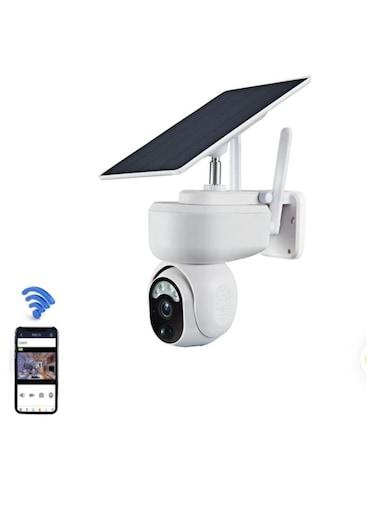 كاميرا الأمن الخلوية الخارجية اتصال LTE تعمل بالطاقة الشمسية والبطارية PTZ PIR Motion Detection Data SIM متضمنة إصدار الولايات المتحدة PT3