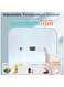 Mini Refrigerator, 8L Portable Thermoelectric Cooler &amp; Warmer, Tempered Glass Panel, Adjustable Digital Temperature Control for Office, Skincare, Breast Milk, Food, Drinks, and Car