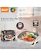 1200W 5L Electric Hot Pot with Non-Stick Coating, Multi-Function Electric Cooking Pot for Stew, Soup, Boil, Steam, Large Capacity, Fast Heating, Easy to Clean