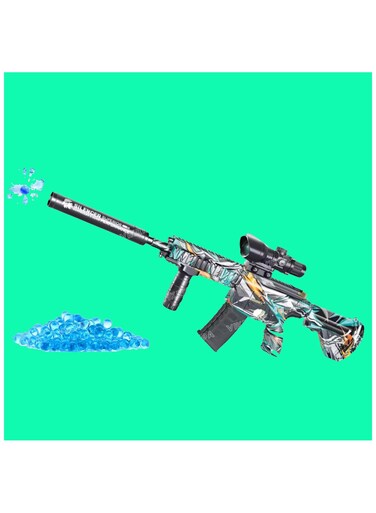 Automatic &amp; Manual Dual Mode Electric M416 Gel Blaster Gun &ndash; Includes 2500 Gel Balls, High-Speed Firing, Battery-Powered M416 Rifle for Adults, Fast-Fire Rate for Outdoor Tactical Games