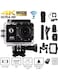 Ultra HD Action Camera 4K 30fps, 30m/98ft Waterproof, 170&deg; Wide Angle Underwater Camera with WiFi, 2&quot; LCD Screen, Vlogging Camera with Mounting Accessories Kit