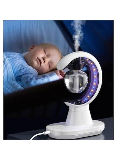 Electric 2-in-1 Air Humidifier and Mosquito Repellent Lamp - Baby Room and Home Dual Function, Adjustable Settings
