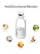 Portable Mini Fast Blender 350ml Wireless Charging Juicer Cup 4 Blades Personal Smoothie Maker for Milkshakes Juices Baby Food USB Rechargeable Compact and Travel Friendly