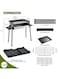 Portable Charcoal Grill Set for Outdoor Cooking &ndash; Stainless Steel BBQ Grill with Large Baking Pan, Perfect for Camping, Picnics &amp; Parties &ndash; Easy-to-Clean &amp; Ideal for Multiplayer Use (Black 1)