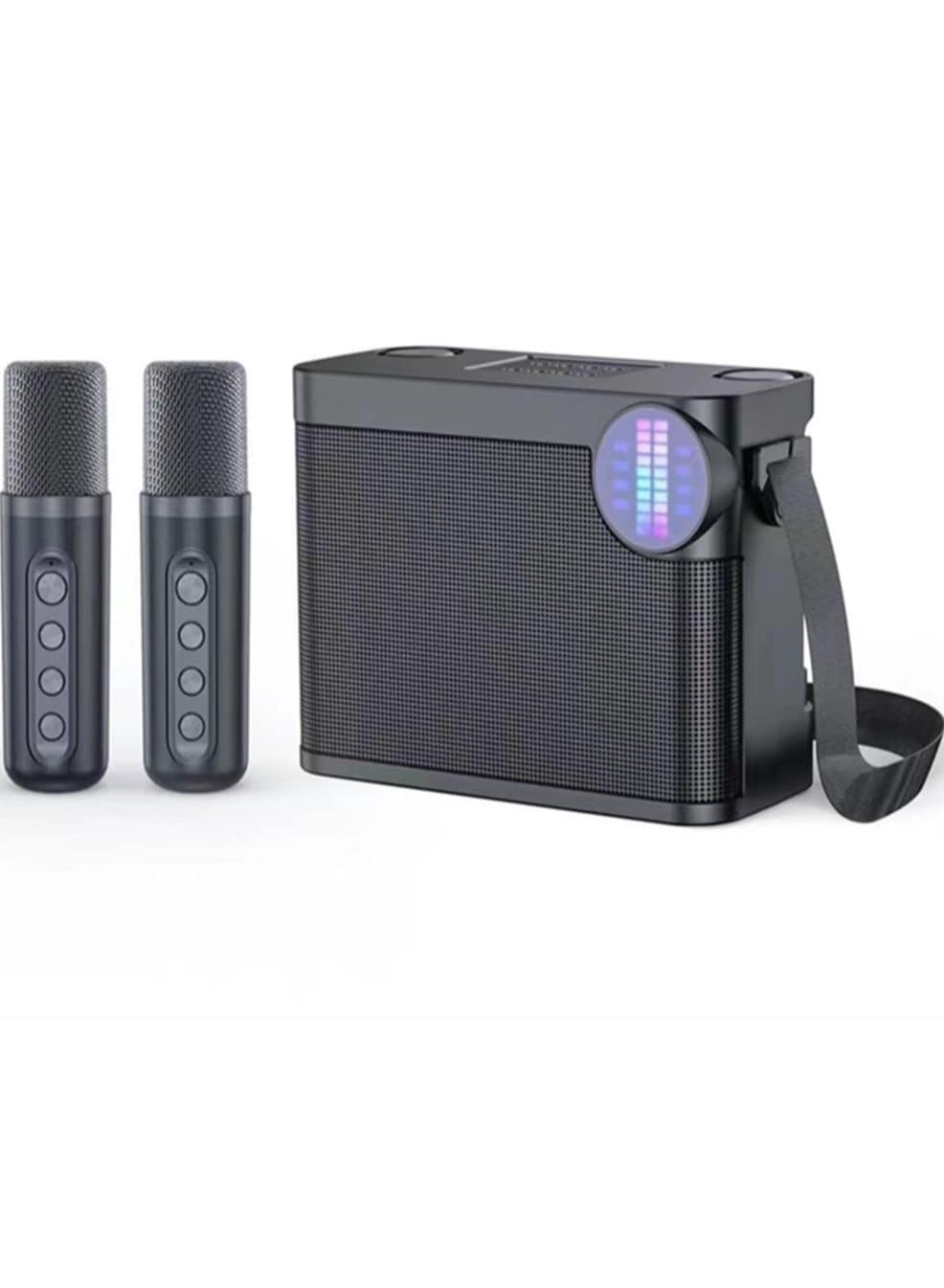 خومات Khomat Karaoke Machine With 2 Wireless Microphones