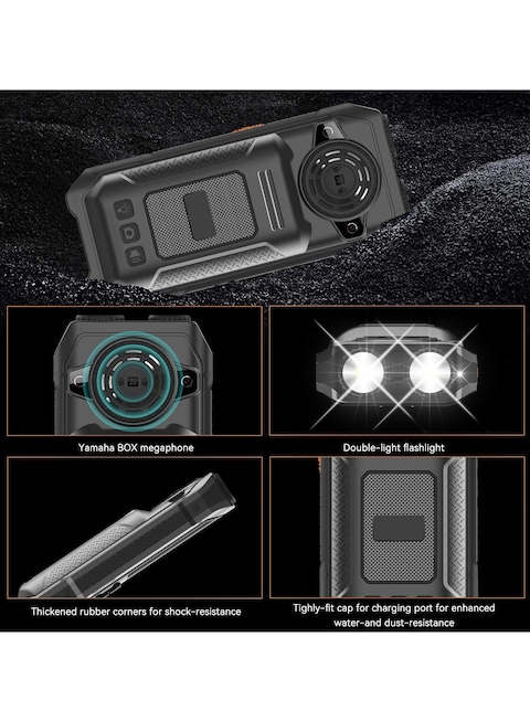 Hope 10000mAh Rugged Mobile Phone with Triple SIM, Power Bank Function, 2.4-Inch Display, Waterproof, Shockproof, and Long Battery Life - Ideal for Outdoor Use