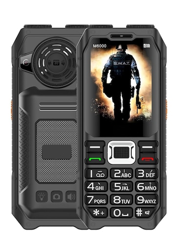 Hope 10000mAh Rugged Mobile Phone with Triple SIM, Power Bank Function, 2.4-Inch Display, Waterproof, Shockproof, and Long Battery Life - Ideal for Outdoor Use