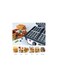 Electric Two Slice Waffle Maker Non-Stick Plates 850W Power  Adjustable Temperature Control Easy-to-Clean Breakfast Kitchen Appliance