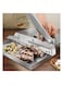 Household Meat Slicer Frozen Meat Bone Cutting Machine Double blade thickness adjustable, Commercial Stainless Steel