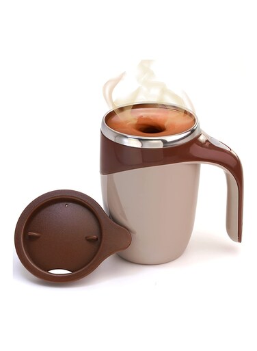 كوب قهوة ذاتي التحريك ، كوب قهوة ذاتي الخلط ، كوب قهوة قابل لإعادة الاستخدام من الفولاذ المقاوم للصدأ سعة 14 أونصة ، كوب خلاط للسفر في المنزل والمكتب ، أفضل هدية عيد ميلاد لطيفة