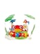 Multifunctional Electric Baby Jumping Walker Cradle Rainforest Baby Swing Body-Building Rocking Chair Lucky Child Swing For Child