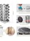 Revolving Spice Rack with 20 Jars Rotating Spice Rack Organizer Seasoning Organizer with Labels Stainless Steel Spice Carousel