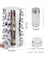 Revolving Spice Rack with 20 Jars Rotating Spice Rack Organizer Seasoning Organizer with Labels Stainless Steel Spice Carousel