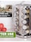 Revolving Spice Rack with 20 Jars Rotating Spice Rack Organizer Seasoning Organizer with Labels Stainless Steel Spice Carousel