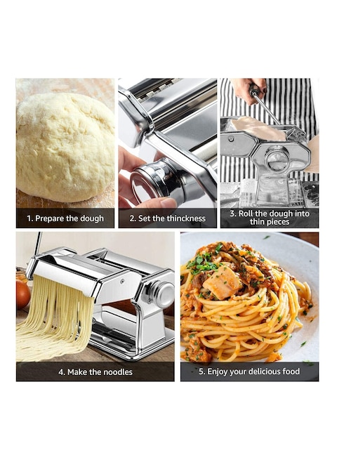Pasta Maker For Beginners With Measuring Cup Automatic Pasta Maker ...