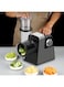 1000W Electric Vegetable Slicer 5-in-1  Kitchen Grater with Meat Grinder &amp; Sausage Attachment Cheese Grater, Easy to Clean  Multi-Functional Grater