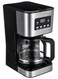 950W Electric Coffee Machine, 12-Cup Drip Coffee Maker with Glass Coffee Pot, 220V Automatic Keep-Warm Function for Home and Office, White