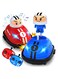Remote Control Cars Set of 2 for Kids  RC Ejecting Bumper Cars with LED Lights &amp; Sound RC Battle Stunt Cars