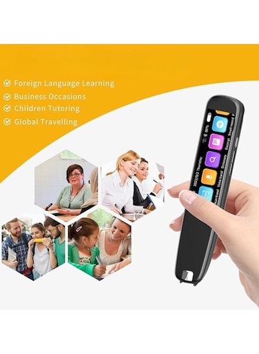 قراءة لاسلكية ترجمة قلم المسح الضوئي المحمول الماسح الضوئي مترجم اللغات جهاز مترجم السفر المهنية دعم المسح السريع