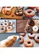 Mini Donut Maker Machine for Kids &ndash; Non-Stick Surface Makes 7 Doughnuts Perfect for Kid-Friendly Breakfast Snacks Desserts