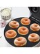 Mini Donut Maker Machine for Kids &ndash; Non-Stick Surface Makes 7 Doughnuts Perfect for Kid-Friendly Breakfast Snacks Desserts