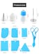 Piping Bags and Tips Set Icing Piping Tips Set Cake Cupcake Baking Decorating Nozzles Tool for Frosting Cookie Cupcake And Home Baking