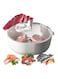 Defrosting Tray, 4 in 1 Frozen Meat Defroster Basket 360&deg; Meat Defrosting Machine, Rapid Thawing Tray Meat Defroster with Draining Basket, for Frozen Beaf, Fish, Sea Food