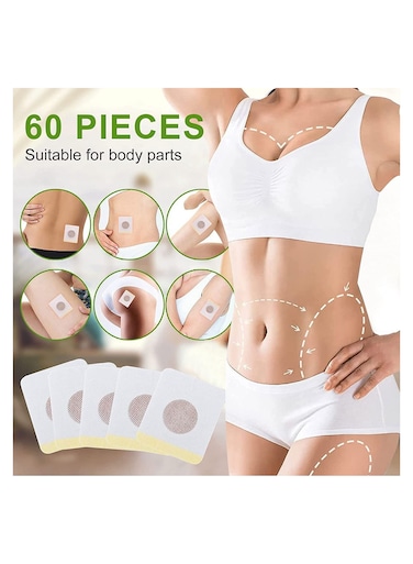 عبوتان من لاصقات تنحيف البطن بالكي، مستخلص الشيح الطبيعي، ملصقات حرق الدهون في الخصر والبطن، تنحيف وفقدان الوزن