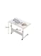 Hospital Table Over Bed with Storage Height Width Adjustable Laptop Cart Mobile Computer Desk Sofa Table Stand Tray for Home Dormitory Office