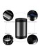 Car Ashtray with Lid Portable Ashtray, Mini Trash Can for Cars, Detachable Design, Smokeless and Odorless, Blue LED Light, Fits Most Cup Holders, Easy to Clean