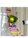 Wooden Hanging Perches with Bells Hammock Swing Climbing Ladders and Chewing Toys Ideal for Parrots Parakeets Conures Cockatiels Mynahs Love Birds and Finches