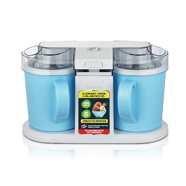 ماكينة صنع الآيس كريم، ماكينة صنع الآيس كريم الأوتوماتيكية للمنزل، ماكينة صنع الزبادي المجمد والسوربيه، خلاط محمول، ماكينة صنع الآيس كريم سهلة الاستخدام للحلويات محلية الصنع