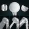 High Pressure Handheld Filtered Shower Head for Hard Water &ndash; Purifies &amp; Filters Impurities with Mineral Filter Balls for Healthier Skin &amp; Hair