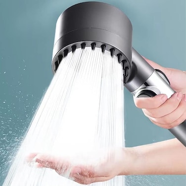 3 Functional Massage Shower Head, High Pressure Handheld Shower Head with Full Body Coverage, Powerful Rain Spray, Hard Water Softener &amp; Filtered Shower Head