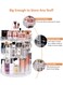 360&deg; Rotating Makeup Organizer  7 Layer Adjustable Cosmetic Storage Organizer Clear Acrylic Display Case for Jewelry Lipsticks Makeup Brushes &amp; Skincare
