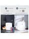 Mini Refrigerator 8L Portable Thermoelectric Cooler &amp; Warmer &ndash; Adjustable Digital Temperature Control for Skincare, Breast Milk, Food &amp; Drinks &ndash; Tempered Glass Panel
