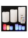 Romantic 3Pcs LED Flameless Candles Set with Remote Control &ndash; Battery-Operated, Realistic Flickering Effect, Perfect for Home D&eacute;cor, Weddings, Parties, and Gifts
