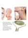 Ice Face Gel Pack and Jade Roller Set - Cooling Face Mask and Stone Roller for Anti-Aging, Wrinkles, Puffy Eyes, Dark Circles, and Skin Care - Face &amp; Neck Massage Tool
